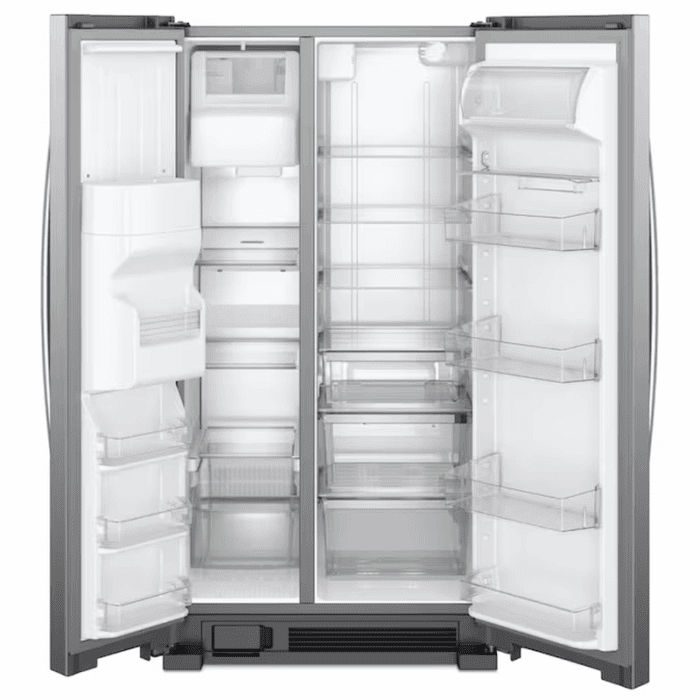 in Door Can Caddy 21.4-Cu Ft Side-By-Side Refrigerator with Ice Maker ,Water and Ice Dispenser ( Fingerprint Resistant Stainless Steel ) - Image 14