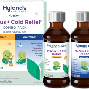 Baby Mucus and Cold Relief, Day and Night Value Pack, Infant and Baby Cold Medicine, Decongestant and Cough Relief, 8 Fl Oz