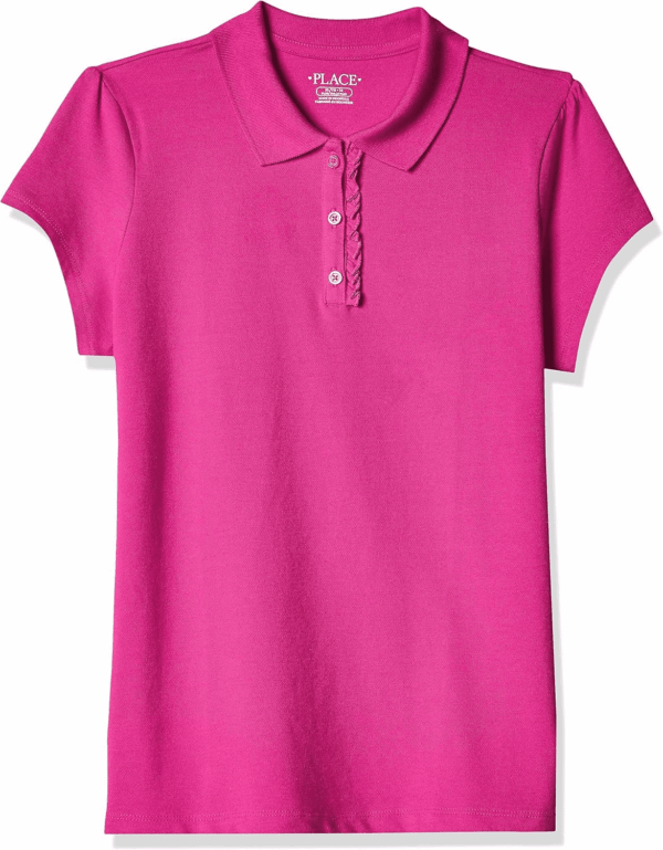 Girls' Uniform Pique Polo