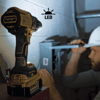 20V MAX Hammer Drill and Impact Driver, Cordless Power Tool Combo Kit with 2 Batteries and Charger (DCK299M2) - Image 6