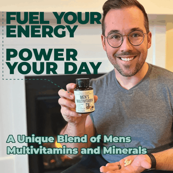 Multivitamin for Men - Daily Mens Multivitamins & Multiminerals with Vitamin D, Vitamin C, B12 Zinc & More. Essential Vitamins for Men for Energy, Focus, Stamina, Performance, Mens Health. 60 Capsules - Image 7