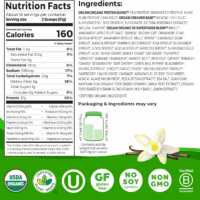 Organic Vegan Protein + 50 Superfoods Powder, Vanilla Bean - 21G Plant Based Protein, 8G Prebiotic Fiber, No Lactose Ingredients, Gluten Free, No Added Sugar, Non-Gmo, 2.02 Lb - Image 2