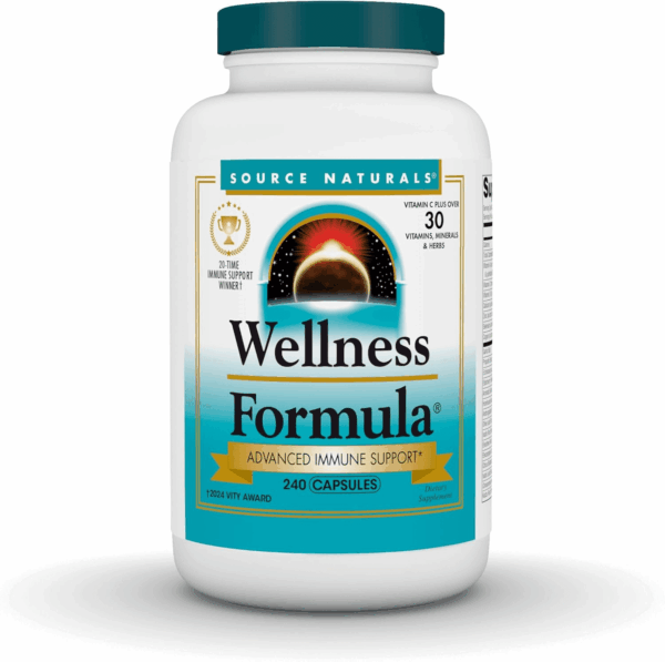 Wellness Formula Bio-Aligned Vitamins & Herbal Defense Advanced Immune Support* - Dietary Supplement & Immunity Booster - 240 Capsules