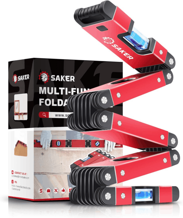 Multi-Function Foldable Level, 28-Inch Leveler Tool,Gifts for Men,Multi-Angle Measurement Woodworking Tools,Precise Leveling in Any Position,Folding Level Tool to save Your Precious Time