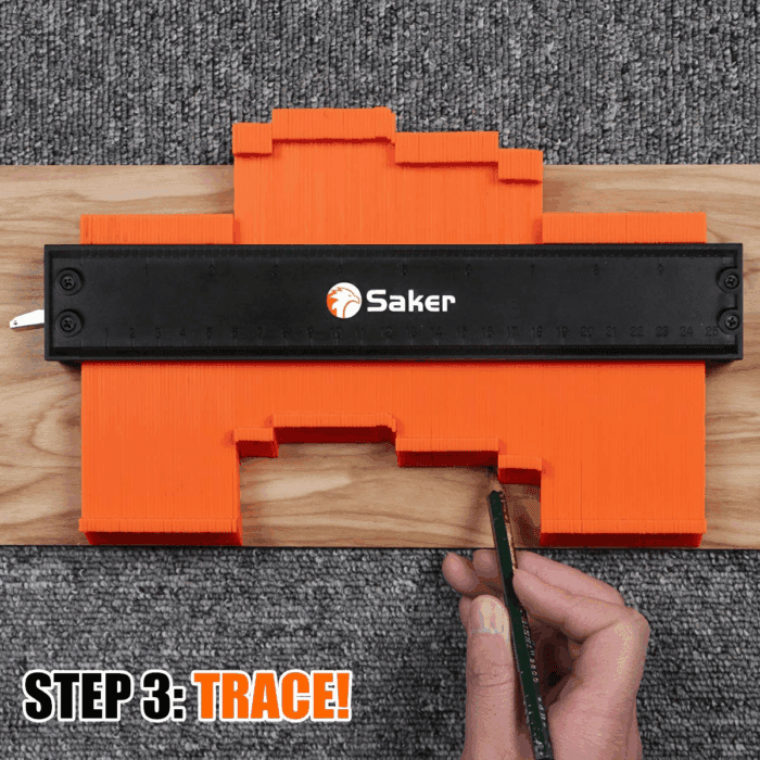 Contour Gauge Duplication-Adjustable Lock-Precisely Copy Irregular Shape-Irregular Woodworking Tracing-Must Have Tool for DIY Handyman Men Husband Dad 10 Inch+5 Inch - Image 5