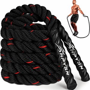 Jump Rope, Weighted Jump Ropes for Men Women, 2.8Lb 3.8Lb 5Lb Heavy Skipping Rope for Exercise, Adult Jumpropes for Home Workout, Improve Strength and Building Muscle,Total Body Workout Equipment