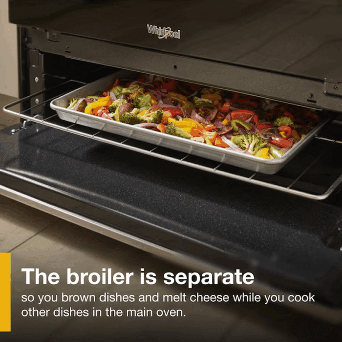 30-In 4 Burners 5.1-Cu Ft Freestanding Natural Gas Range ( Stainless Steel ) - Image 7
