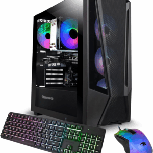 Trace 7 Mesh Gaming PC Computer Desktop TMA7N3501 (AMD Ryzen 7 5700, RTX 3050 6GB, 16GB DDR4 RGB 3200Mhz (8X2), 1TB Nvme, Wifi Ready, Windows 11 Home Advanced)