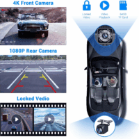 Wireless Apple Carplay Screen for Car 4K Dash Cam, 9" Portable Apple Carplay & Android Auto Car Stereo, with 1080P Backup Camera, GPS Navigation/Mirror Link/Voice Control/Bluetooth - Image 6