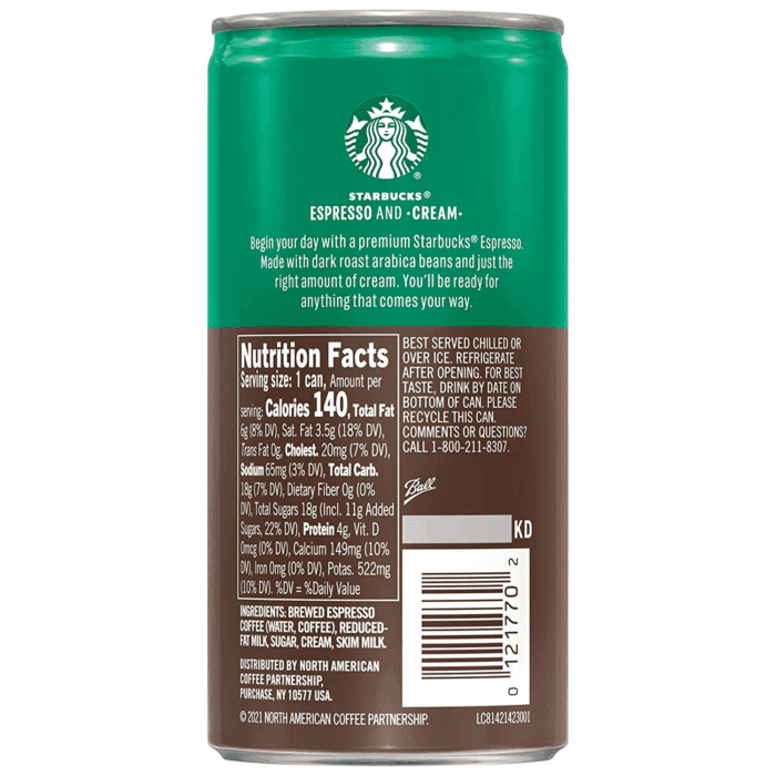 - RTD Coffee Espresso and Cream, 6.5Oz Cans (12 Pack) (Packaging May Vary) - Image 4