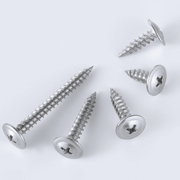 (250 Pcs)#8×1" Phillips Truss Head Wood Screws Stainless Steel 410 Quick Metal Self Tapping - Image 3
