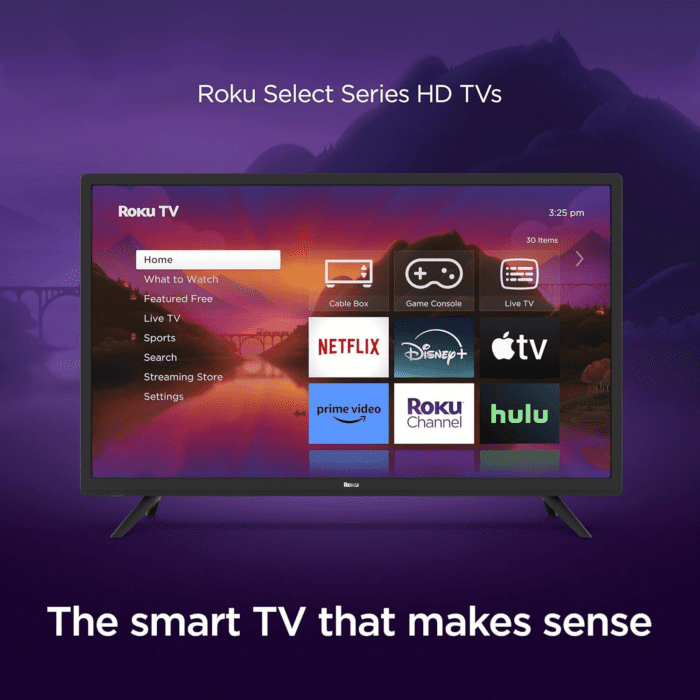 Smart TV – 40-Inch Select Series 1080P Full HD tv with  Voice Remote, Bright Picture, Customizable Home Screen – Live Local News, Sports, Gaming - Image 2