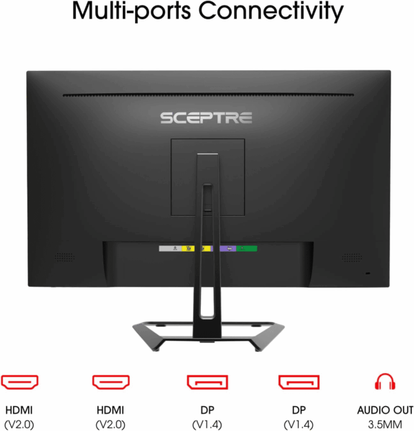 4K IPS 27" 3840 X 2160 UHD Monitor up to 70Hz Displayport HDMI 99% Srgb Build-In Speakers, Black 2021 (U275W-UPT) - Image 4