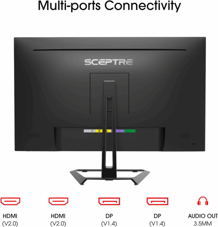 4K IPS 27" 3840 X 2160 UHD Monitor up to 70Hz Displayport HDMI 99% Srgb Build-In Speakers, Black 2021 (U275W-UPT) - Image 4