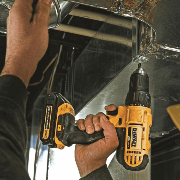 20V MAX Cordless Drill and Impact Driver, Power Tool Combo Kit with 2 Batteries and Charger (DCK240C2) - Image 5
