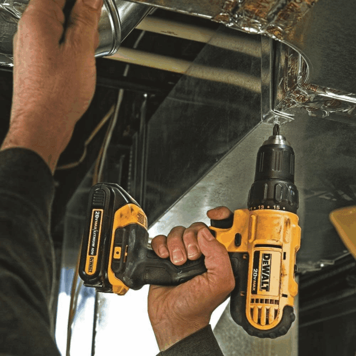 20V MAX Cordless Drill and Impact Driver, Power Tool Combo Kit with 2 Batteries and Charger (DCK240C2) - Image 5