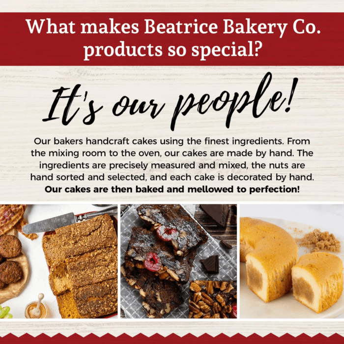 Banana Nut Breakfast Bread, Grandma'S Freshly Made Premium Gourmet Cake with Ripe Banana'S and Fresh Fruit, Serves 6-10 (16 Oz) - Image 6