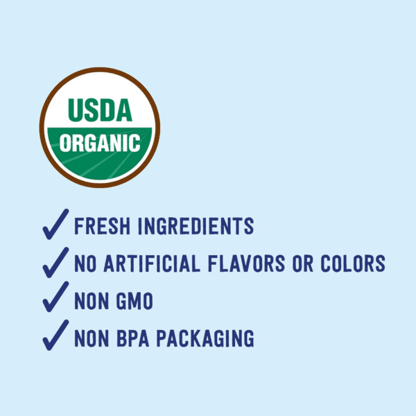 Amazon Brand -  Gluten Free Organic Baby Food, Stage 2, Apple, Sweet Potato, 4 Ounce (Pack of 12) - Image 4