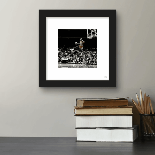 Gallery Pops Michael Jordan - Flight Progression Sequence 4 Wall Art Wall Poster, 12" X 12", Black Frame Version - Image 4