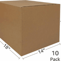 Moving Boxes Medium 18X14X12-Inches (Pack of 10) Professional Moving Box - Image 3