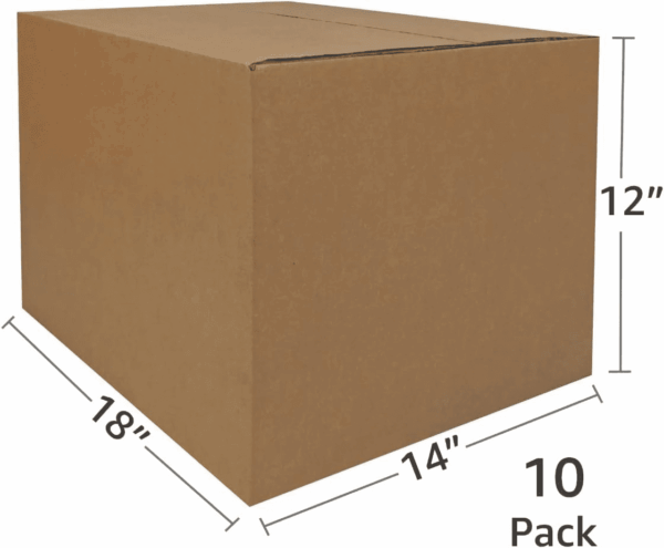 Moving Boxes Medium 18X14X12-Inches (Pack of 10) Professional Moving Box - Image 3
