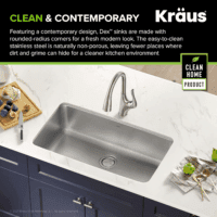Dex 33-Inch Undermount 16 Gauge Stainless Steel Single Bowl Kitchen Sink, KA1US33B - Image 3