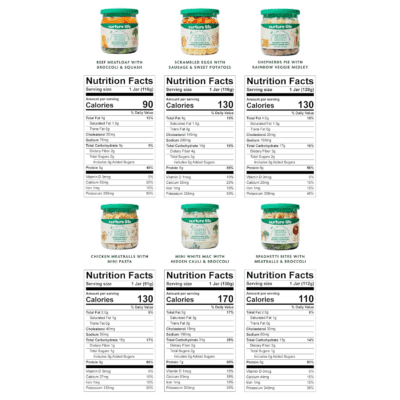 Finger Foods, Beef Chicken Pasta 6 Meal Variety Pack, Organic Focused Freshly Made Baby & Toddler Meals, Stage 3 Self-Feeding Ready to Eat Meals, Veggies, Proteins, Refrigerated Delivery - Image 3