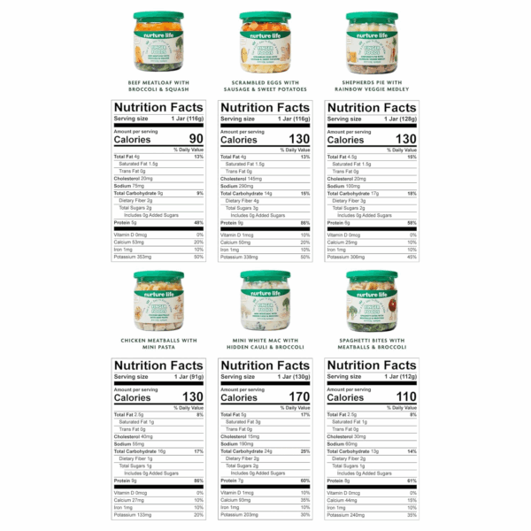 Finger Foods, Beef Chicken Pasta 6 Meal Variety Pack, Organic Focused Freshly Made Baby & Toddler Meals, Stage 3 Self-Feeding Ready to Eat Meals, Veggies, Proteins, Refrigerated Delivery - Image 3