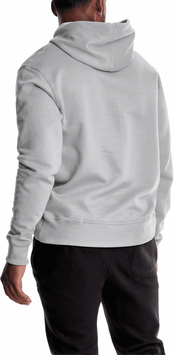 Men'S Powerblend Fleece Hoodie Sweatshirt with Script Logo (Regular and Big & Tall) - Image 2