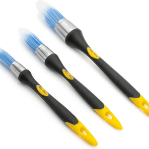 Bates- Trim Brush Set, 5/8”, 3/4” and 1”, Trim Paint Brush, Small Paint Brush, Trim Brushes for Painting, Small Brushes for Painting, Paint Brush for Trim, Paint Brushes for Walls