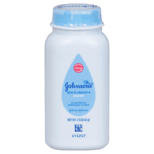 Naturally Derived Cornstarch Baby Powder with Aloe and Vitamin E for Delicate Skin, Hypoallergenic and Free of Parabens, Phthalates, and Dyes for Gentle Baby Skin Care, 1.5 Oz