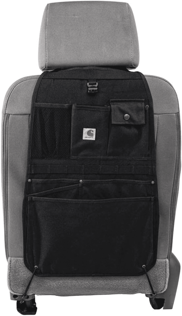 Universal Nylon Duck Seat Back Organizer, Black