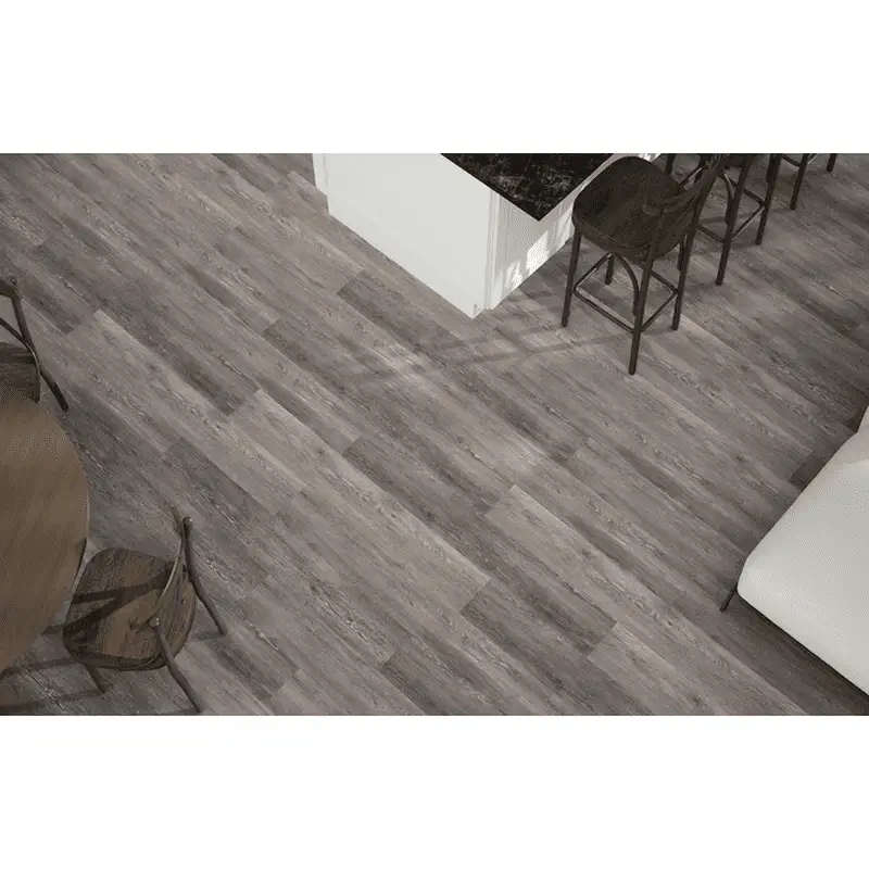 Dove Tail Oak Gray Wood Look 12-Mil X 7-In W X 48-In L Waterproof and Water Resistant Interlocking Luxury Vinyl Plank Flooring ( 23.21-Sq Ft Carton ) - Image 5