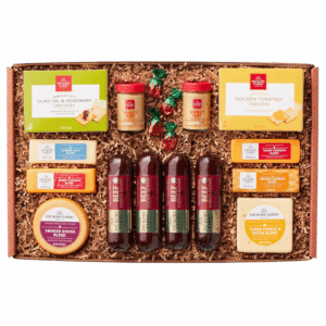 Signature Beef Meat and Cheese Gift Basket (Extra Large) Box Set | Charcuterie Board Food | Summer Sausage | Father'S Day | Mother'S Day | Easter | Christmas | Holiday | Housewarming | Gourmet | Set | Sympathy Gift | Care Package