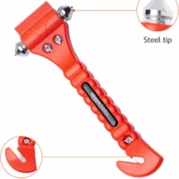 Emergency Seat Belt Cutter and Window Hammer Tool, Car Accessories, 2 Pack, - Image 2