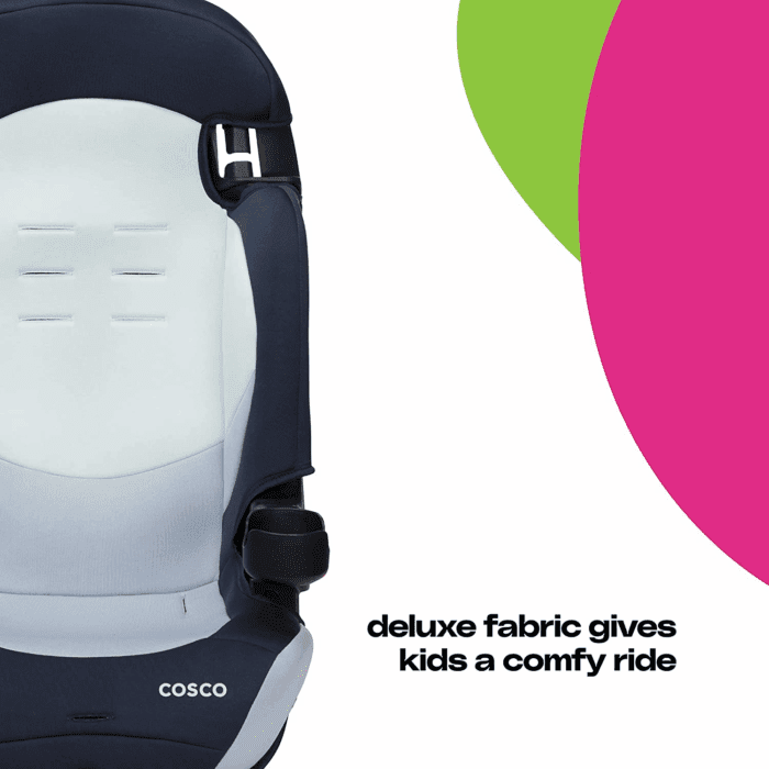 Kids Finale DX 2-In-1 Booster Car Seat, Forward Facing Toddler Car Seat (30-65 Lbs) and Belt Positioning High Back Booster Seat (40-100 Lbs), Rainbow - Image 4