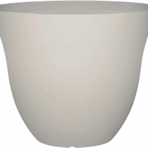 Honeysuckle Resin Flower Pot Planter, White Vanilla, 15"