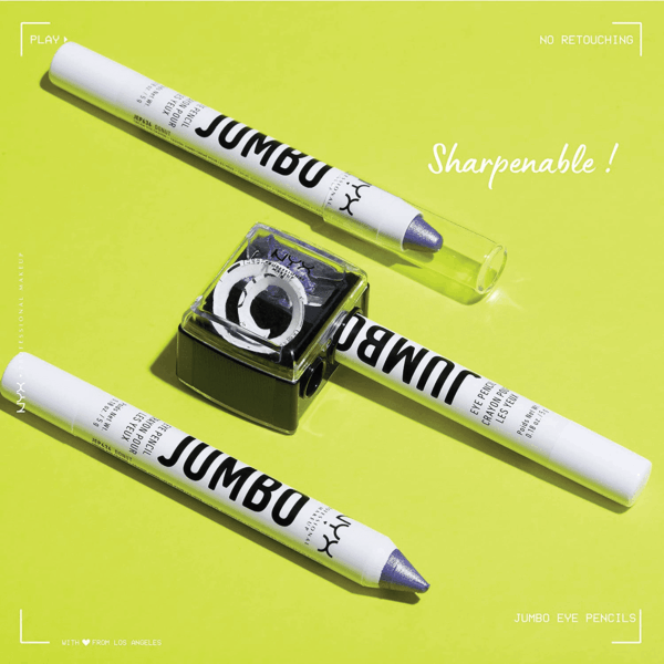 Jumbo Eye Pencil, Blendable Eyeshadow Stick & Eyeliner Pencil - Cottage Cheese (Silver) - Image 3