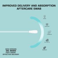 Base Labs Keloid Bump Removal Gel Swabs | Piercing Aftercare Gel Swabs for Piercing Bump Treatment | Medicated Piercing Cleaner Saline Solution for Ear, Nose, Belly, Body Piercings | 36 Swabs - Image 2
