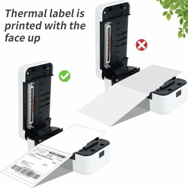 Fanfold 4 X 6 Direct Thermal Labels White Perforated Shipping Label, 500 Labels per Stack,1 Stack - Image 3