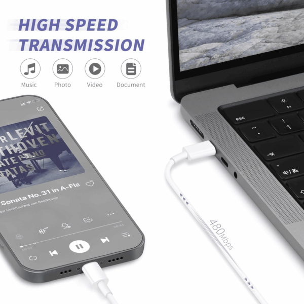 Iphone Charger Fast Charging,[Mfi Certified] 2Pack 20W Type C Fast Charger Block with 6FT USB C to Lightning Cable Compatible for Iphone 14/13/12/11 Pro Max/Xs Max/Xr/X,Ipad - Image 5