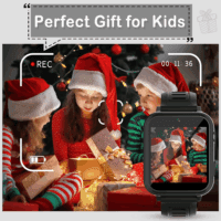 Smart Watch for Kids, Smart Watch Toys with 24 Games Camera Video Recorder Music Alarm Calculator Calendar Flashlight Stopwatch Pedometer Gift Toys for 3-12 Years Old Boys and Girls (Black) - Image 7
