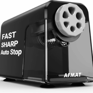 Electric Pencil Sharpener Heavy Duty, 6 Holes, Auto Stop  Pencil Sharpeners for School, Classroom Electric Sharpener for 6-11Mm Pencils, 7000 Sharpening Times, Do Not Eat up Colored Pencils