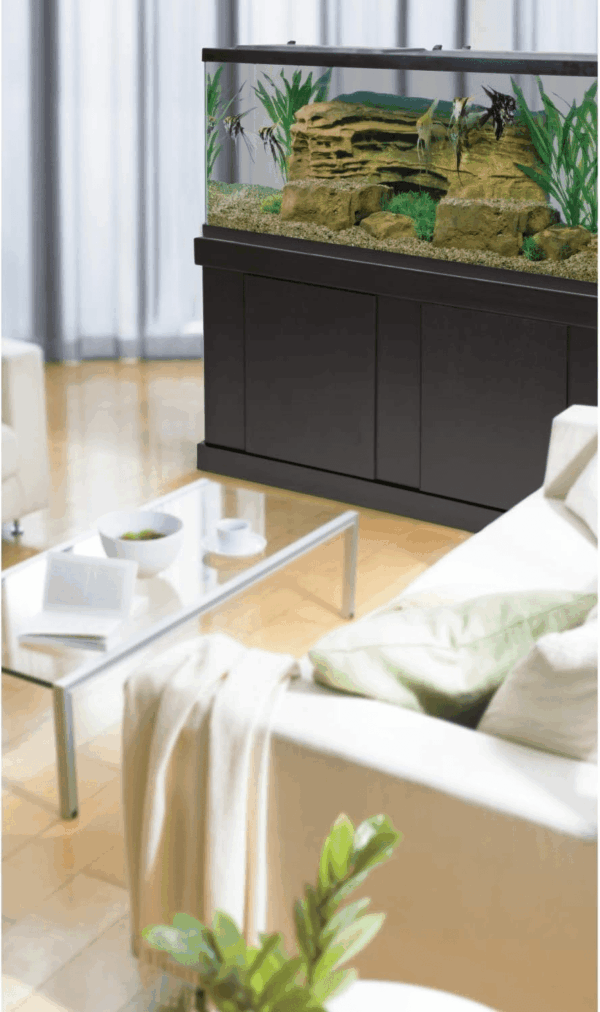 55 Gallon Aquarium Kit with Fish Tank, Fish Net, Fish Food, Filter, Heater and Water Conditioners - Image 5