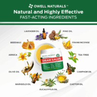 Drawing Salve Ointment 1Oz, Ingrown Hair, Boil, Splinter Remover, Bug Spider Bites, Bee Sting, Mosquito Bite Itch, Poison Ivy - Image 5