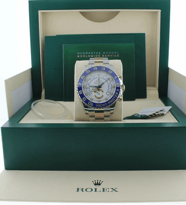 Yacht-Master Ii 44Mm Rose Gold and Steel Watch 116681 - Image 6