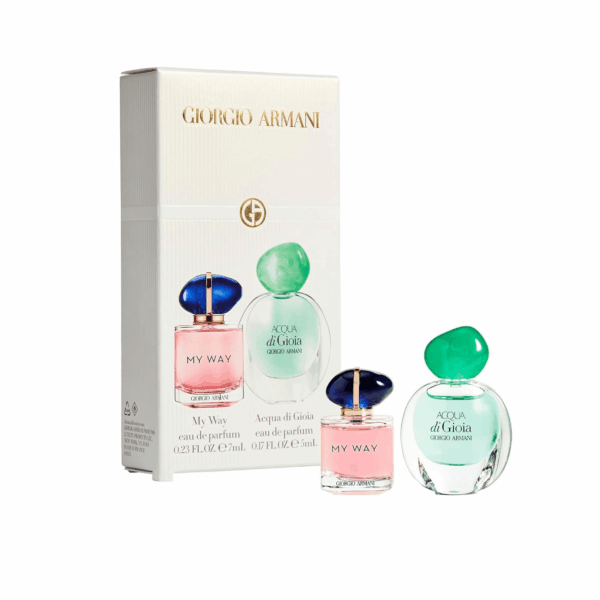 Armani Beauty - My Way & Acqua Di Gioia - Women'S Perfume Gift Set - Travel Size Fragrances