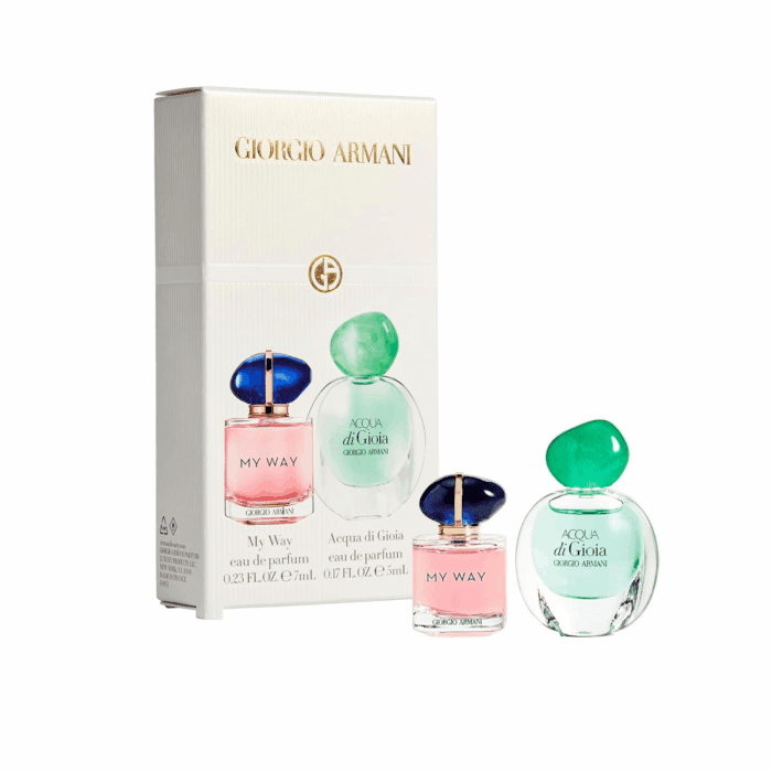 Armani Beauty - My Way & Acqua Di Gioia - Women'S Perfume Gift Set - Travel Size Fragrances