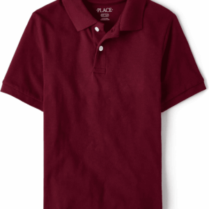 Boys' Uniform Short Sleeve Pique Polo