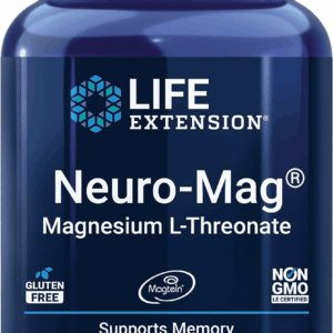 Neuro-Mag Magnesium L-Threonate, Magnesium L-Threonate, Memory Health, Quick Thinking, Cognitive Health Support, Vegetarian, Non-Gmo, 90 Vegetarian Capsules